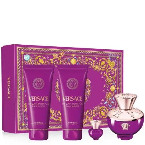 VERSACE Dylan Purple Woman Set (Edp 100ml+Shower Gel 100ml+BodyLotion 100ml+Miniature)26