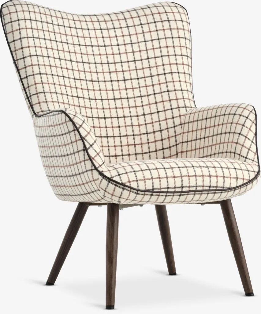 Armchair BIERSTED striped