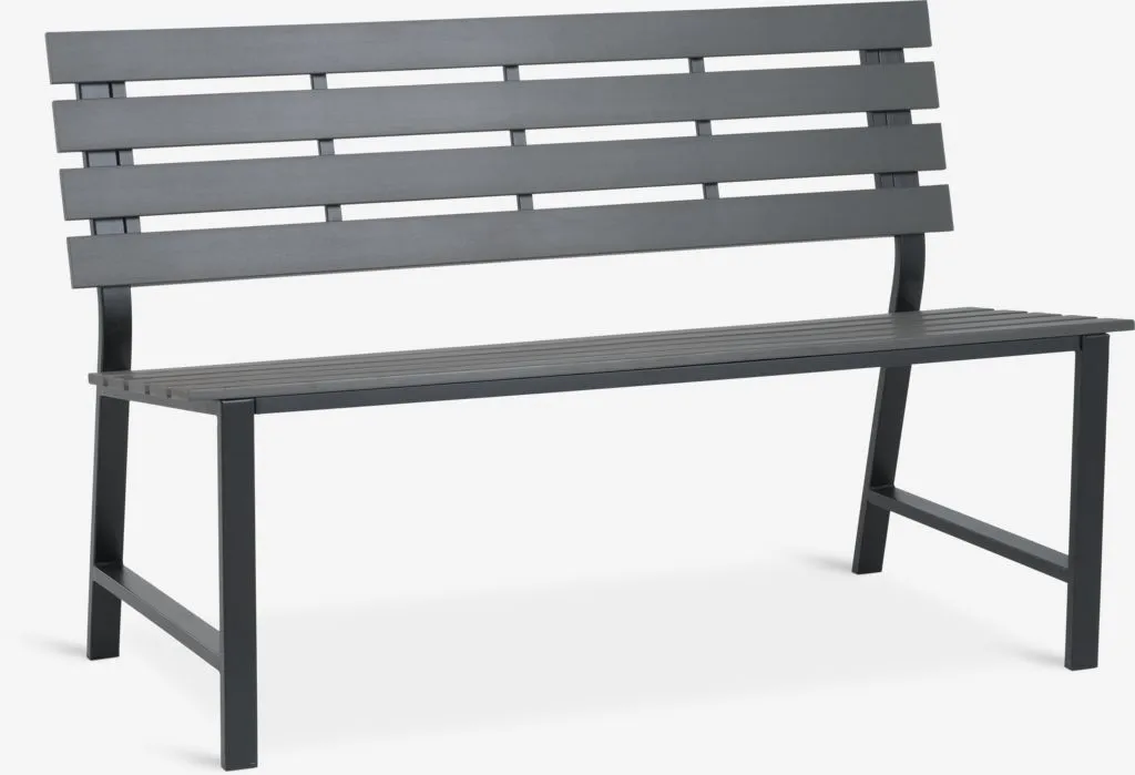 Baštenska klupa KLINT Š125xD58 siva