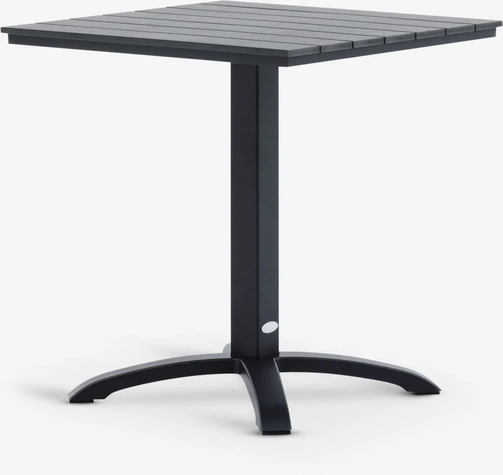 Bistro stočić HOBRO Š70 x D70 crna