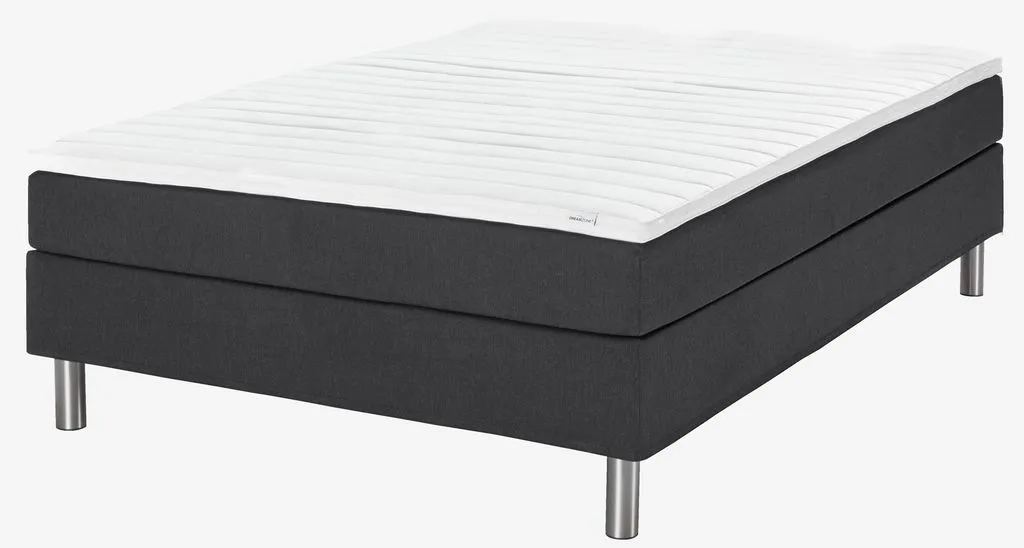 Boxspring krevet 140x200cm TYSSA crna-08 mekan PU