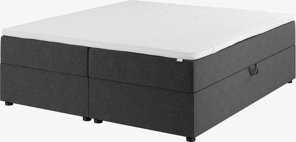 Boxspring krevet 160x200cm TYLDA STORAGE GC50 siva-40