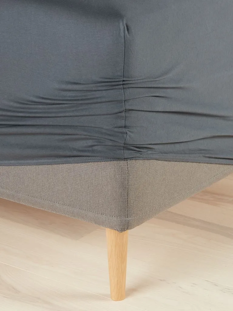 Žersejni čaršav JETTE 90x200x35 siva
