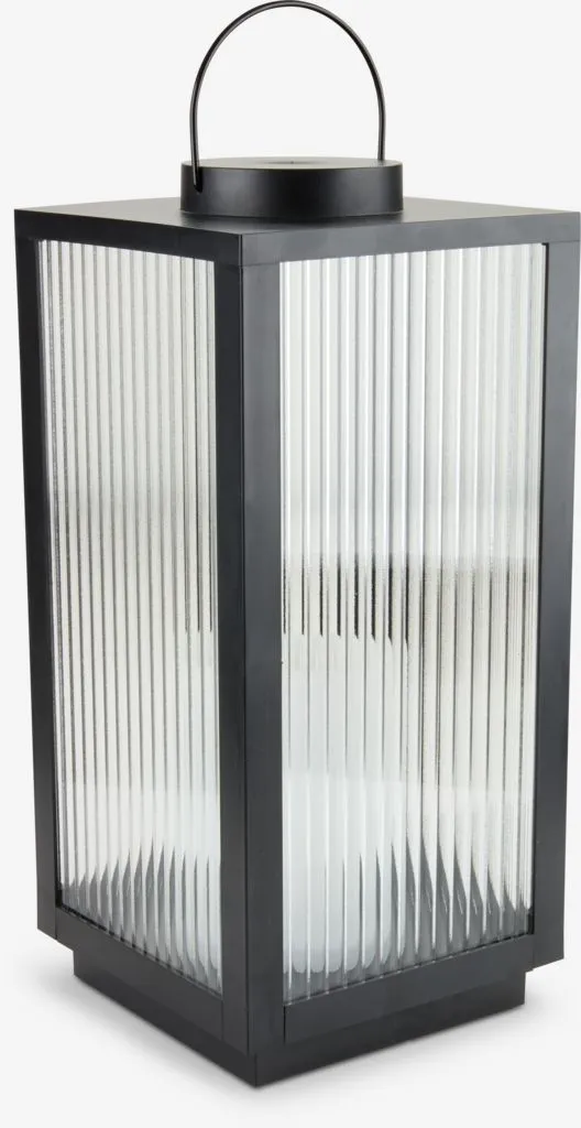 Fenjer GULDSMED Š22xD22xV48cm sa LED crna