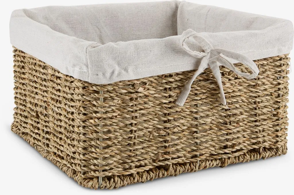 Korpa GJERMUND Š25xD25xV15cm natur