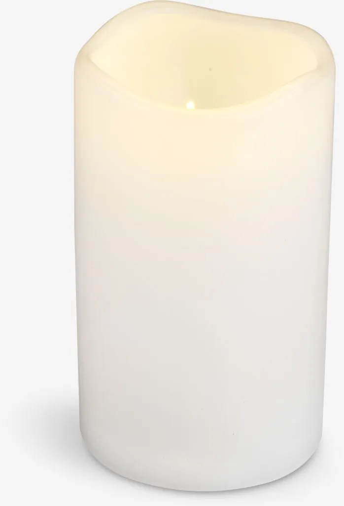 LED sveća SOREN Ø8xV10cm bela