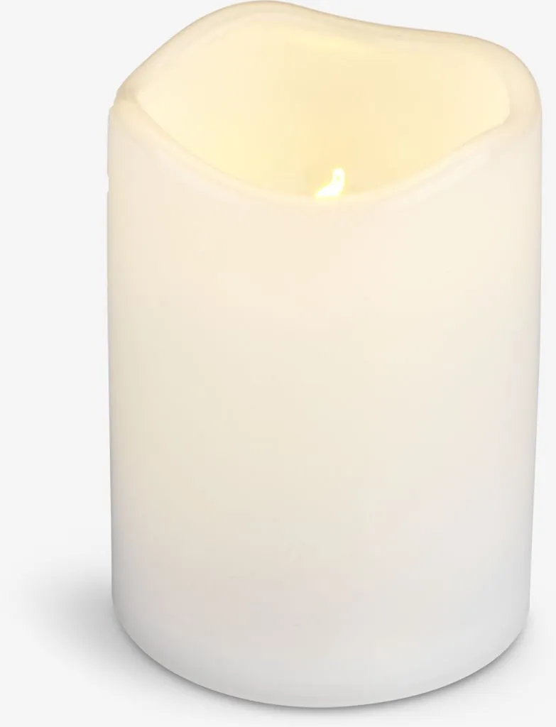 LED sveća SOREN Ø8xV13cm bela