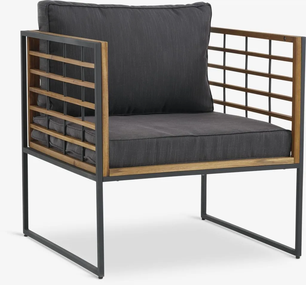 Lounge stolica UGILT tvrdo drvo