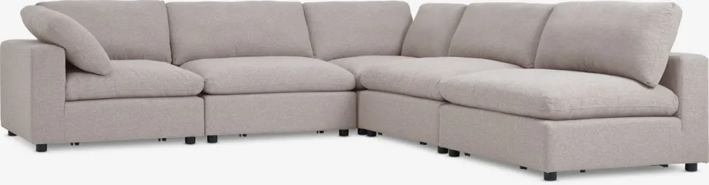 Modularna sofa LUNDBY pesak tkanina