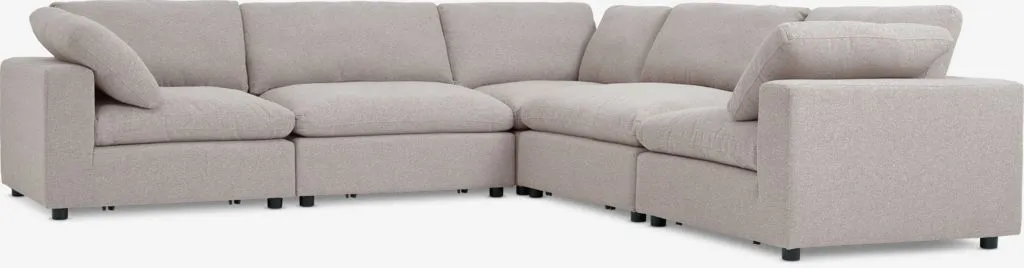 Modularna sofa LYBY 5os. ugaoni/krajnji pesak tkanina