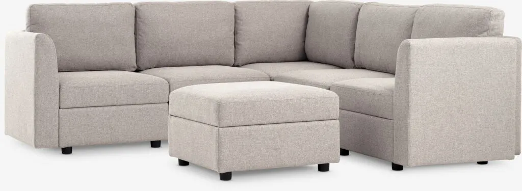 Modularna ugaona sofa OKSBY 5os prost. za odl. pesak tk