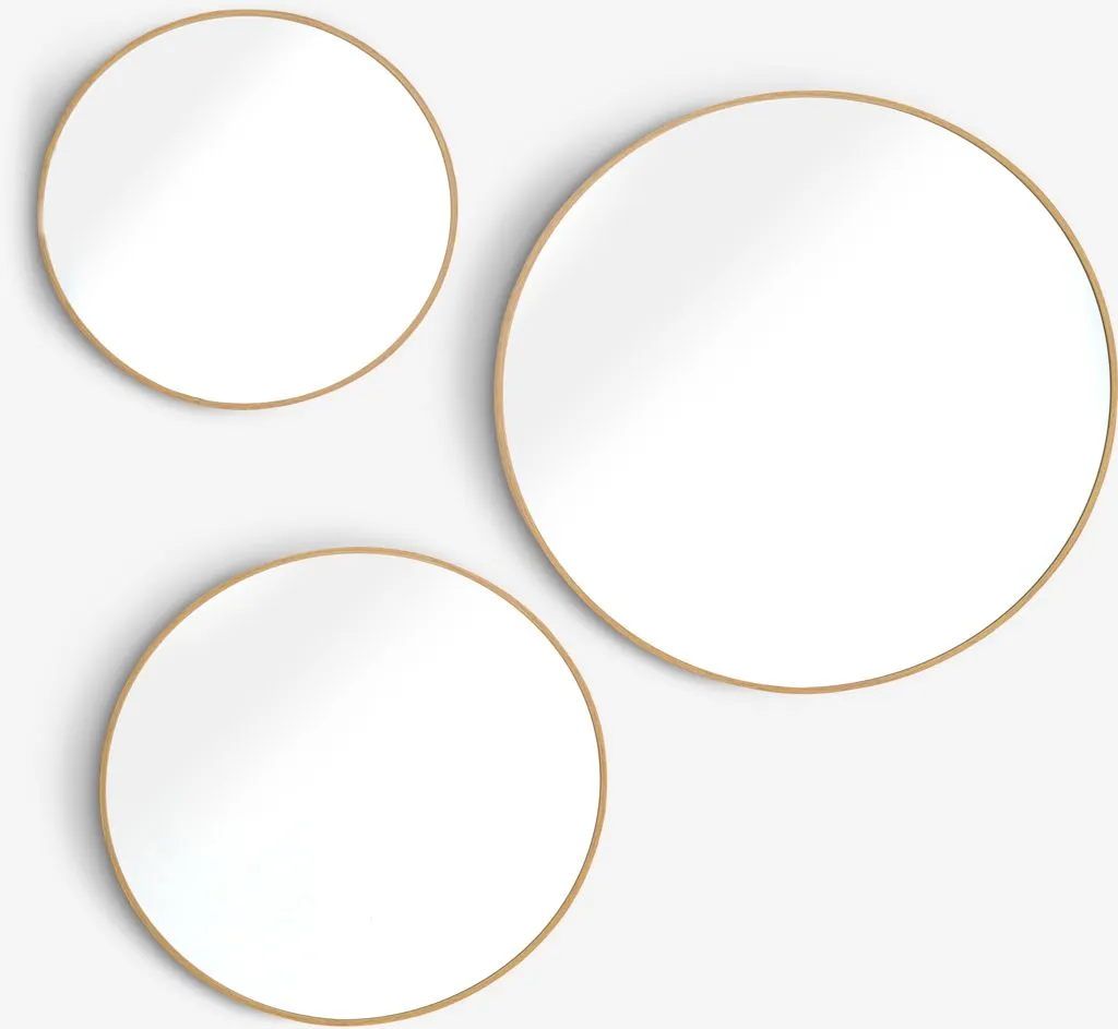 Ogledalo SANDAGER 3 kom/p natur hrast boja