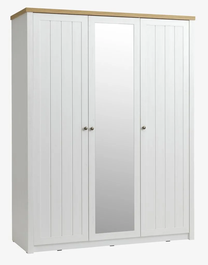 Ormar MARKSKEL 162x210 bela/divlji natur hrast boja