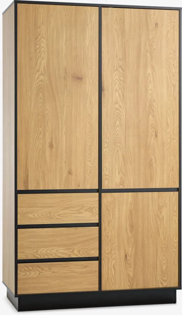 Ormar ODENSE 120x210 3 vrata 3 fioke topao hrast boja