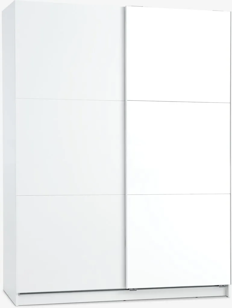 Ormar RABERG 150x200 sa ogledalom bela