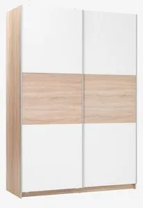 Ormar SATTRUP 151x219 bela/hrast