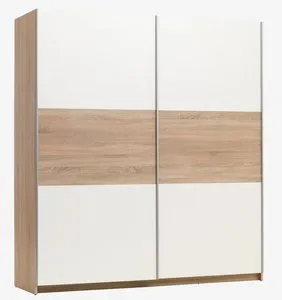 Ormar SATTRUP 201x219 bela/hrast