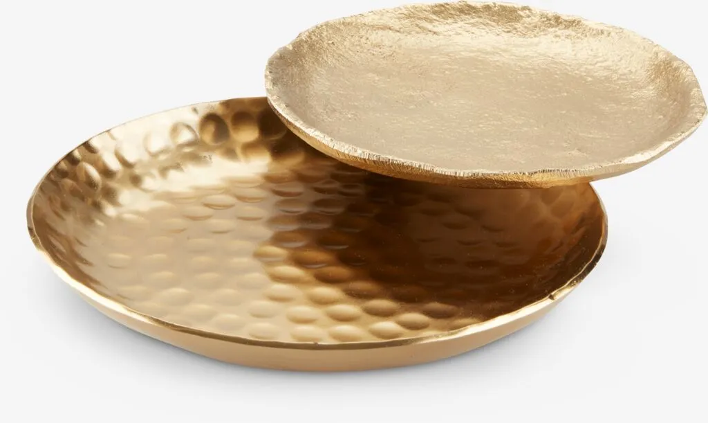 Posuda za sitnice EDSELE Ø11/14cm zlatnometal. 2kom