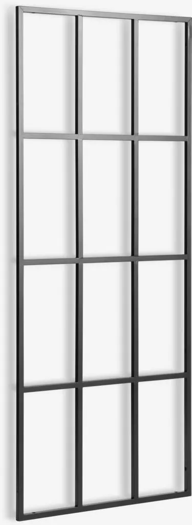Pregradna polica ISENVAD 90x220 crna