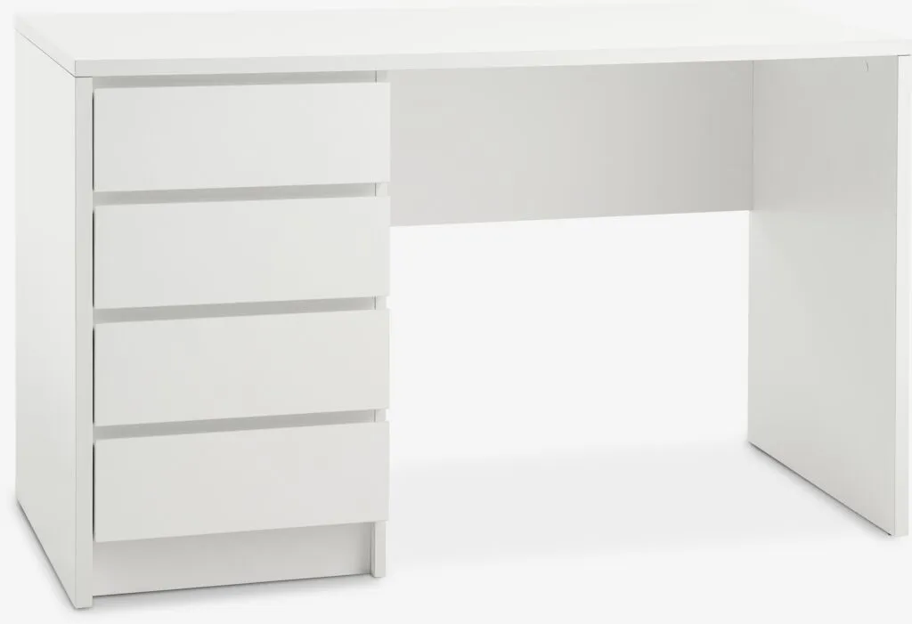 Radni sto LIMFJORDEN 60x120 4 fioke bela