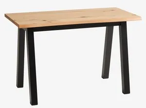 Radni sto SKOVLUNDE 60x120 hrast/crna