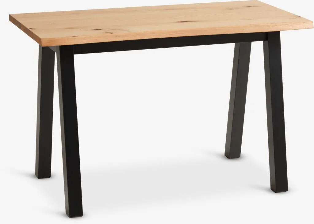 Radni sto SKOVLUNDE 60x120 natur hrast/crna