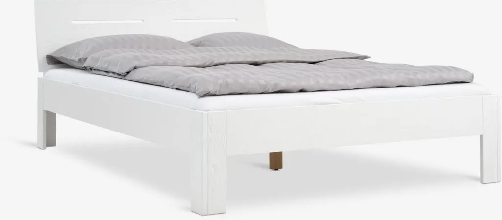 Ram kreveta OLSKER 140x200 bela