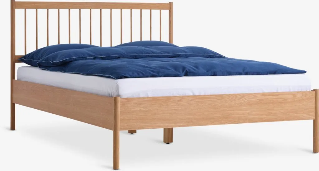 Ram kreveta STUBBERUP 160x200 natur hrast