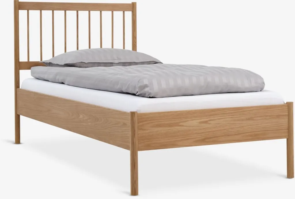 Ram kreveta STUBBERUP 90x200 natur hrast