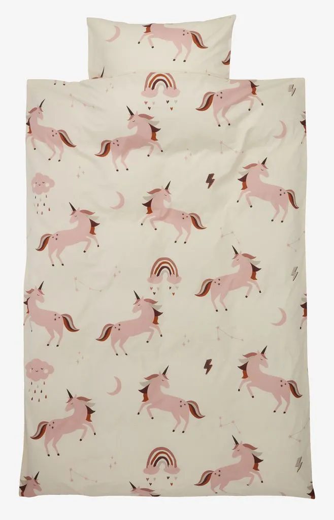 Set dečje posteljine EIRUN 140x200 roze