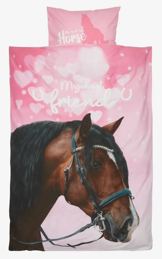 Set dečje posteljine HILDUR 140x200 pink roze