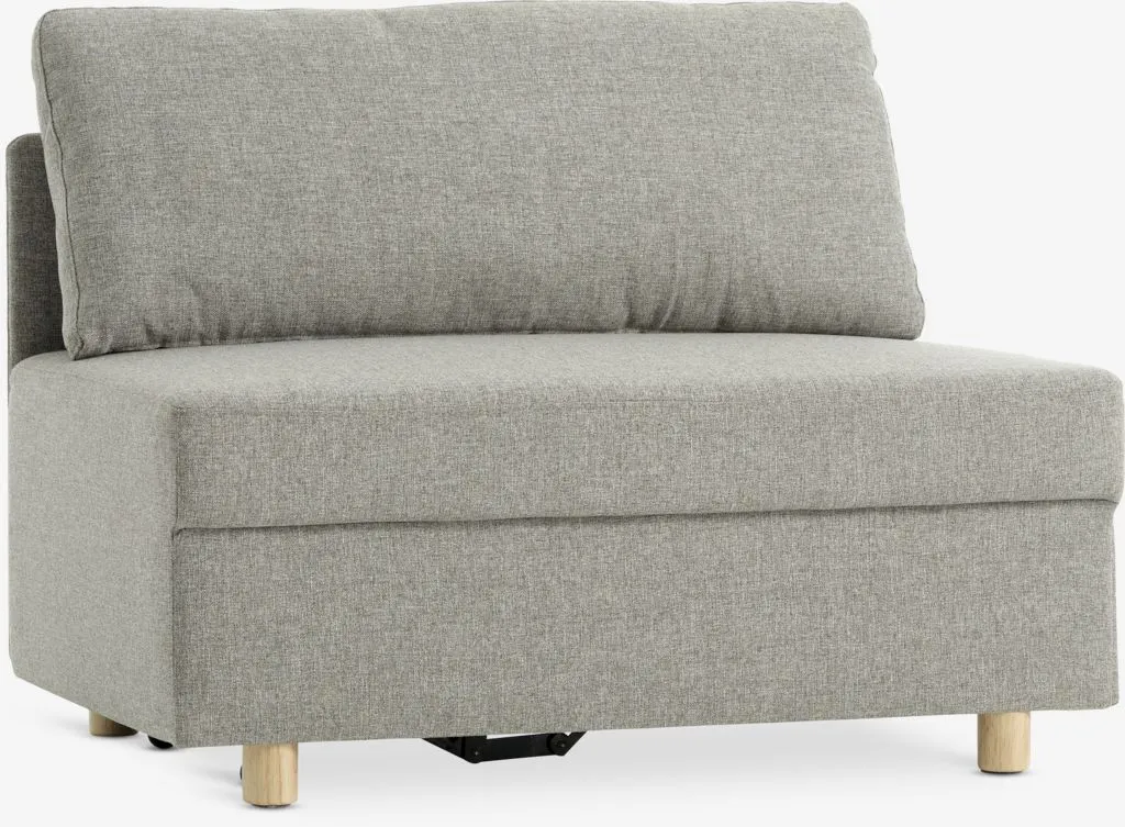 Sofa na razvlačenje OLSTRUP siva tkanina