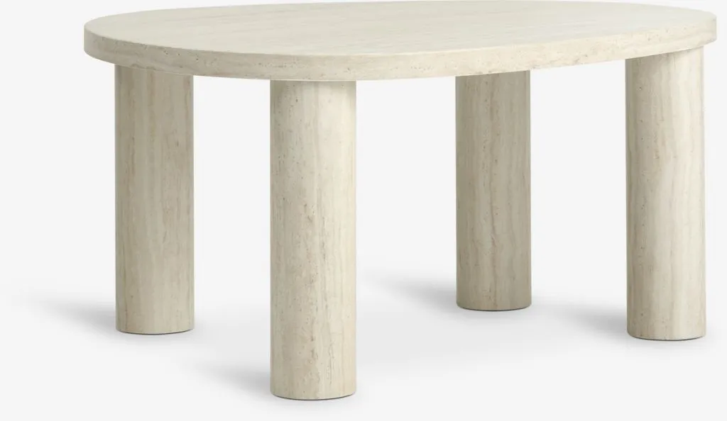 Stočić LUNDEBORG 68x85 boja mermera