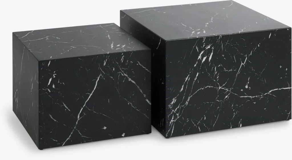 Stočić TINGSTED 45x45/55x55 boja mermera 2 kom