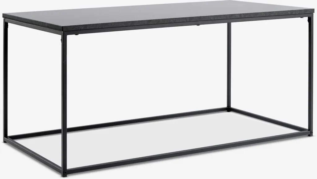 Stočić TROSTERUD 50x100 boja mermera/crna