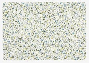 Stoni podmetač FLORA 33x42 plava/bela