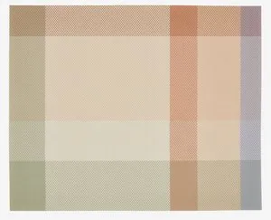 Stoni podmetač VALLMO 33x42 zelena/narandžasta