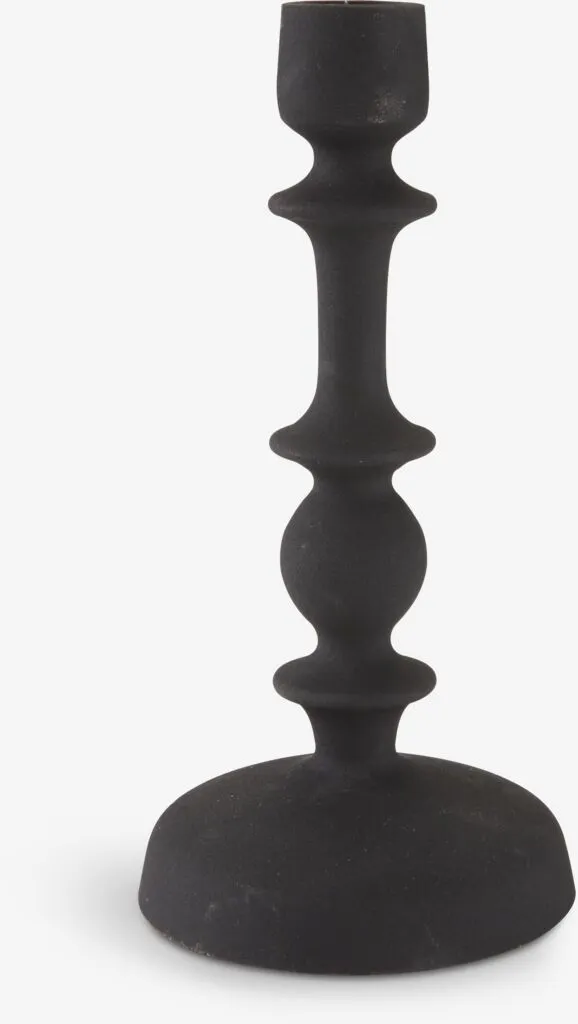 Svećnjak CASPAR Ø10xV21cm crna