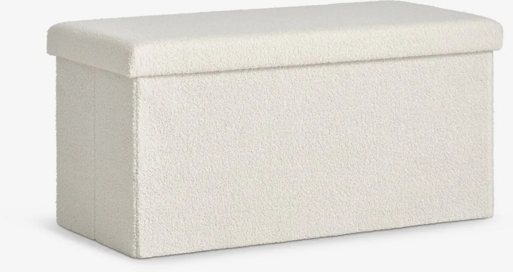 Tabure NYSTED 76x38 sa prost. za odlaganje pr. bela teddy