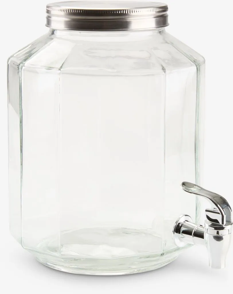 Tegla sa slavinom VANN 4,25ltr. staklo providna
