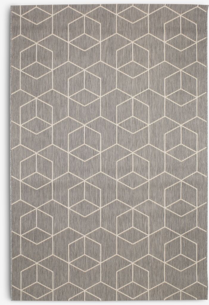 Tepih BALSATRE 160x230 siva/bela