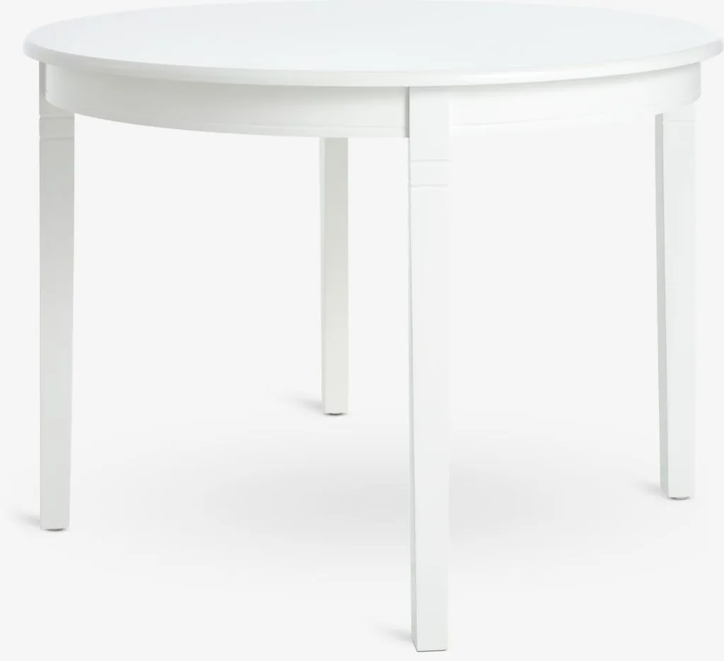 Trpezarijski sto KIRKEBY Ø110 bela