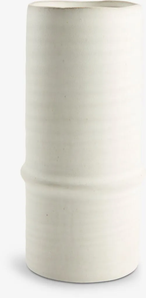 Vaza EMANUEL Ø12xV25cm bela