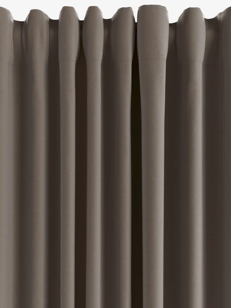 Zavesa AUSTRA 1x140x300 baršun braon