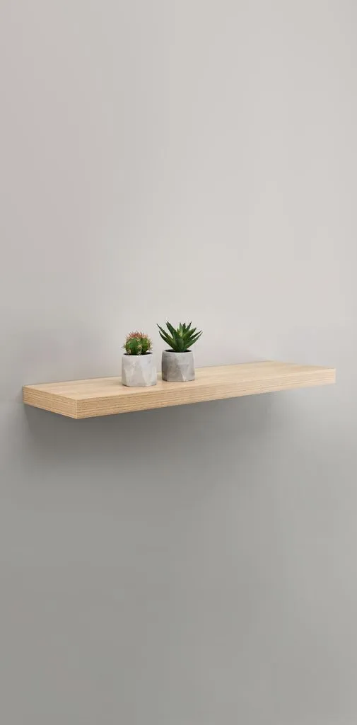 Zidna polica ABILD 80x24 boja svetao hrast
