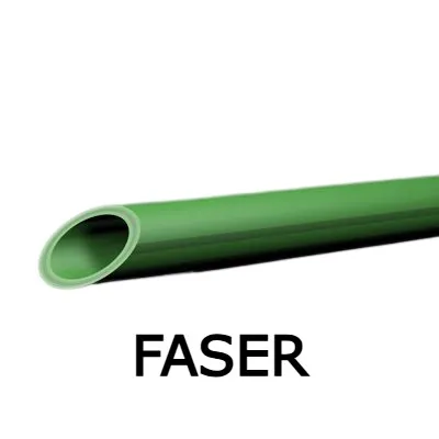 Aquatherm cev PPR Faser 160 SDR 7.4 Zelena