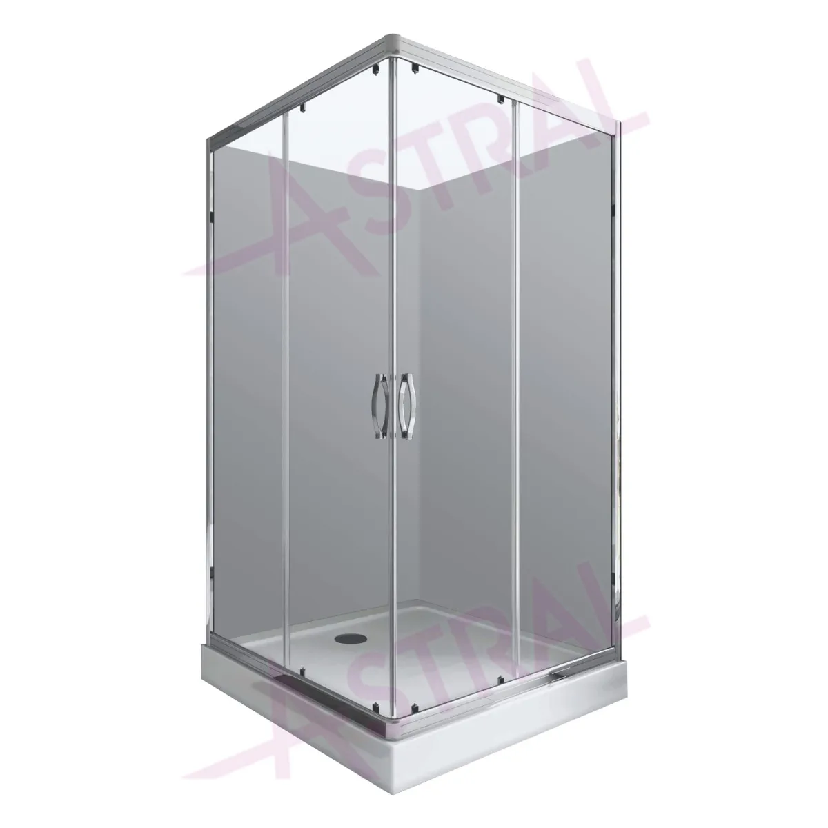 Astral Loft K90 Silver 6mm tuš kabina Siva