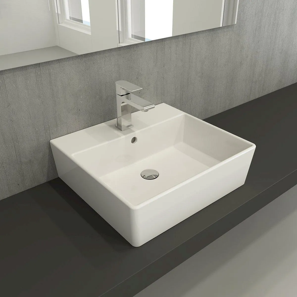 Bocchi Umivaonik MILANO 50x45 Bela