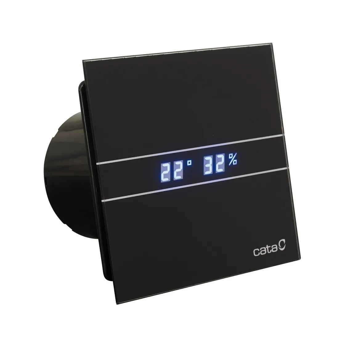 Cata Ventilator E 120 GTH BK timer hygro black