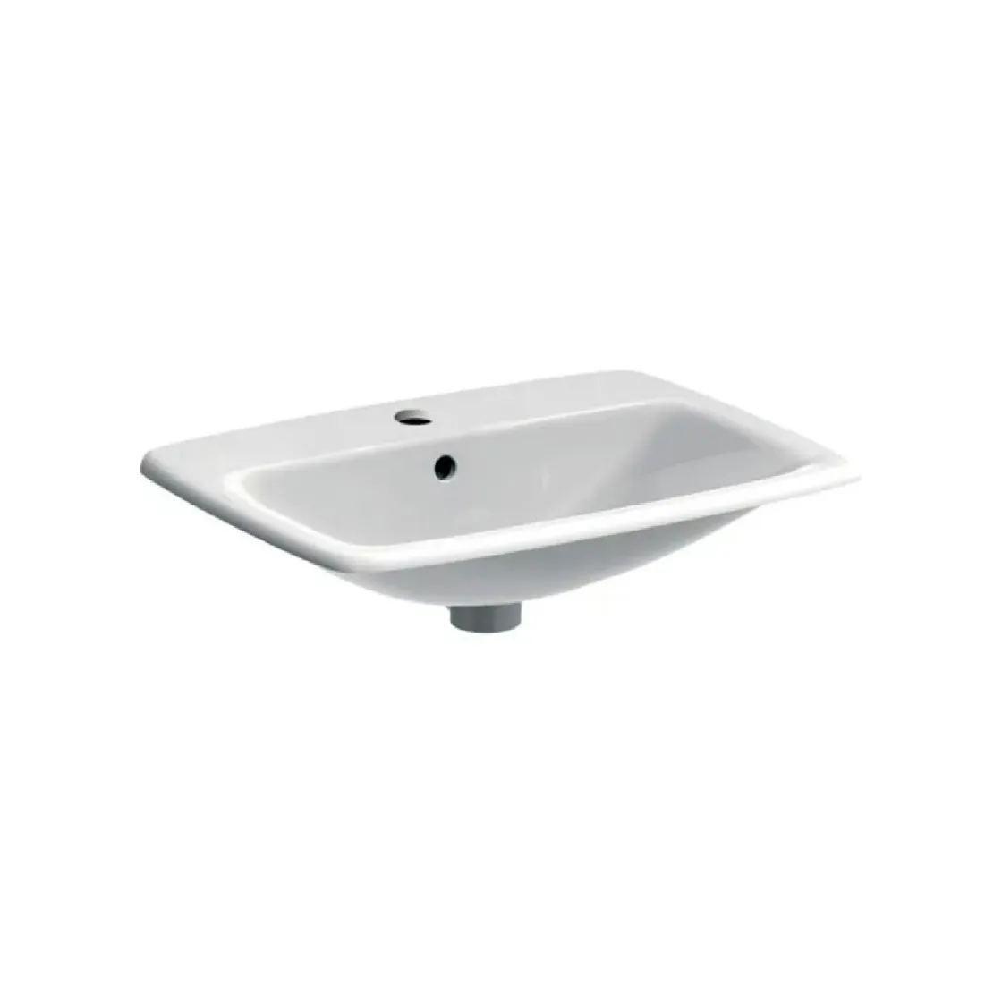 Geberit Lavabo 600x450mm Ugradni Selnova Square 500.307.01.1 Bela